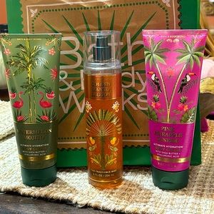 Bath & Body Works Lotions and Spray Watermelon Mojito, Pink Pineapple Sunrise
